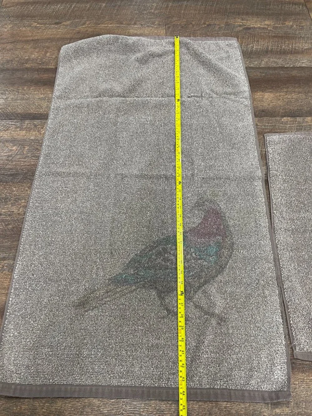 Vintage Martex Perry Ellis Pheasant Game Bird Towel Set Made USA